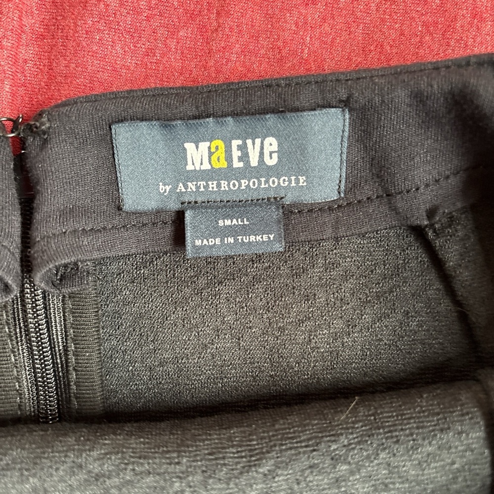 Anthropologie Maeve Black Skirt